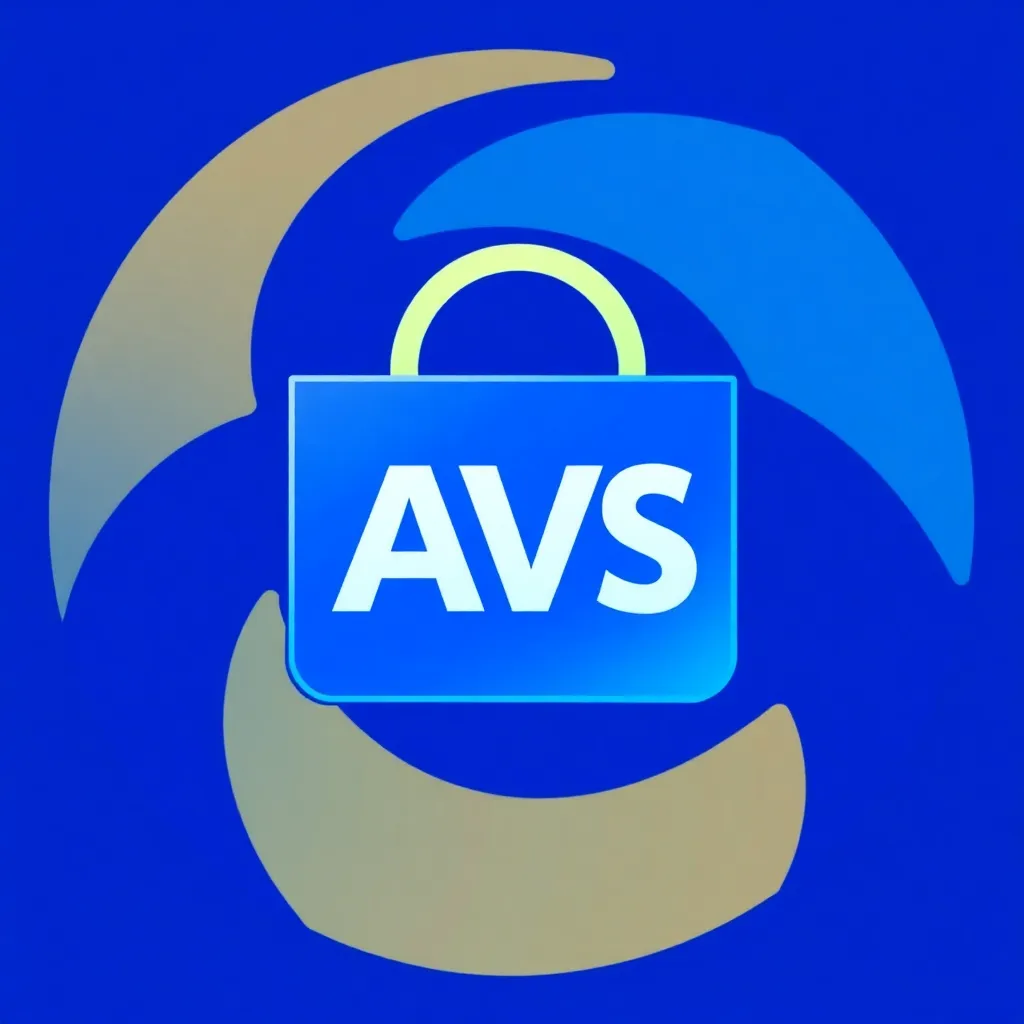 ShopnewAVS logo blue icon